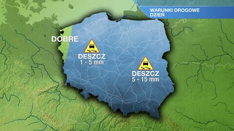 Warunki drogowe w sobotę 5.11