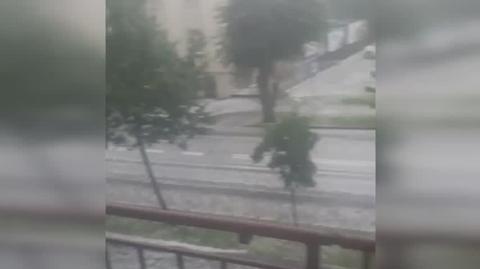 "burza śnieżna" w Chojnicach
