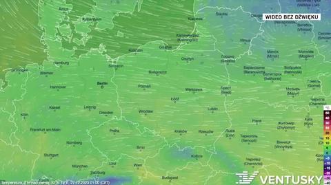 Prognoza temperatury na okres 27.12-01.01