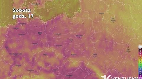 Temperatura w najbliższych dniach (ventusky.com | wideo bez dźwięku)