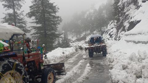 Śnieżyce wystąpiły w prowincji Chajber Pasztunchwa