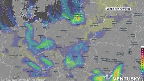 Prognozowane opady w kolejnych dniach 