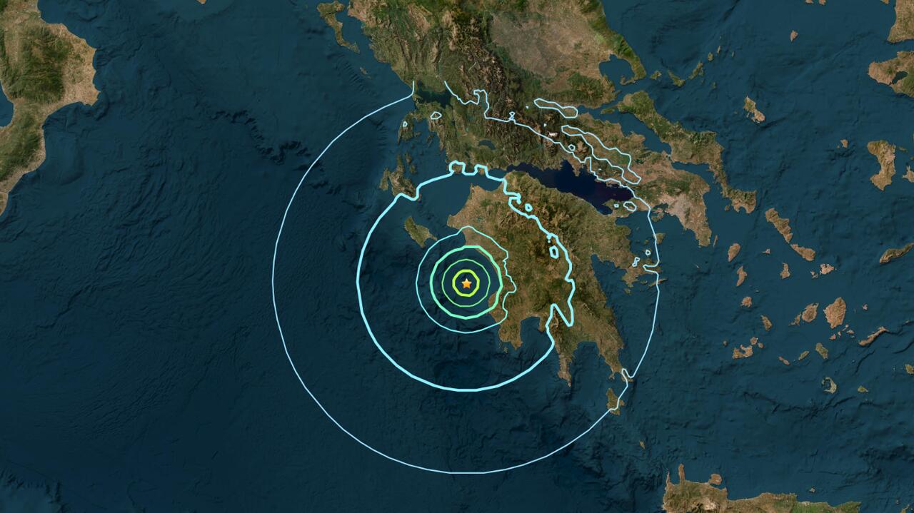 Grecia.  Doppio terremoto.  Ha scosso diverse zone
