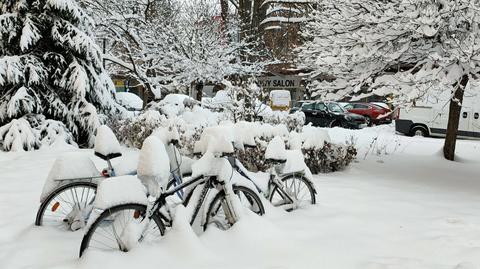 Śnieżyce na południowym wschodzie Polski