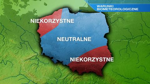 Warunki biometeo w niedzielę