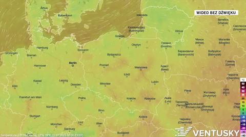 Prognozowana temperatura w najbliższych dniach