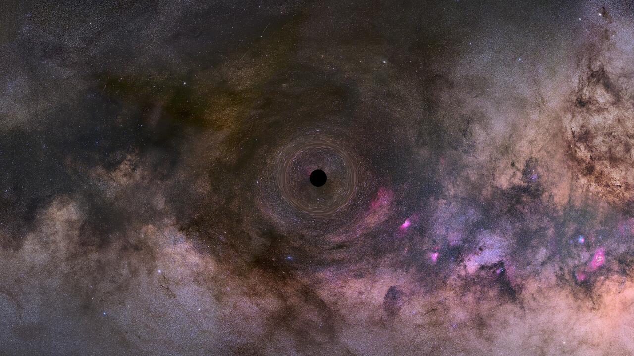 Un gran avance en la investigación de agujeros negros.  El primer agujero negro libre observado en la Vía Láctea