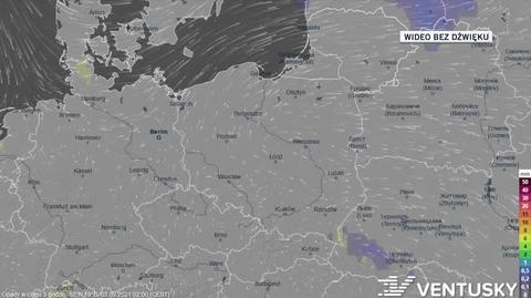 Prognozowane opady w ciągu kolejnych dni