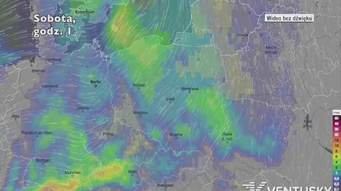 Prognozowane opady w najbliższych dniach