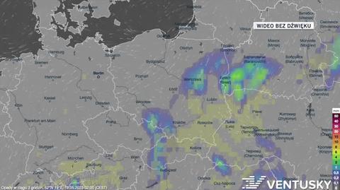 Prognozowane opady w dniach 19-23.05