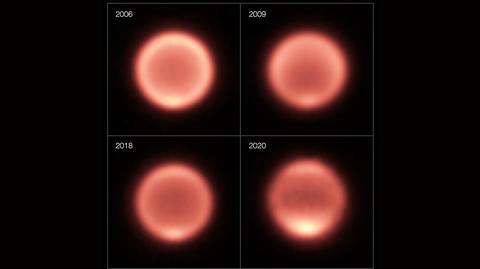 Ewolucja obrazów termicznych pobranych z Neptuna