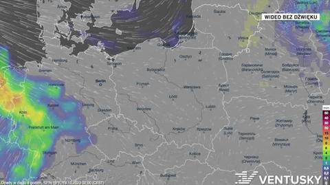 Prognoza opadów na okres 19-23.10