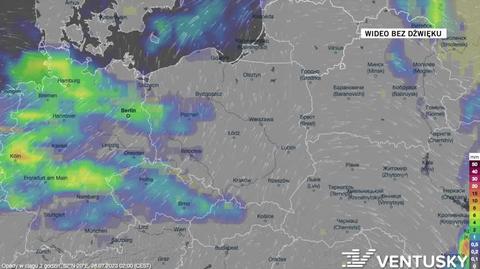 Prognozowane opady w dniach 28.07-01.08