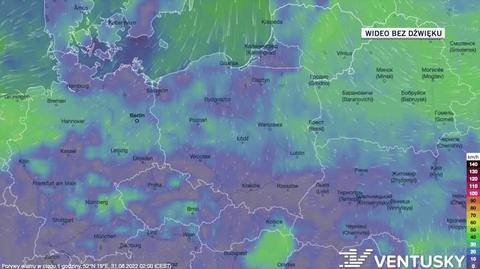 Prognoza porywów wiatru w dniach 31.08-04.09