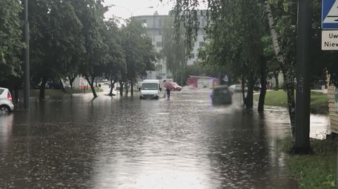 Zalane ulice w Lublinie
