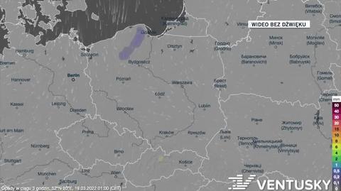 Prognozowane opady w nadchodzących dniach