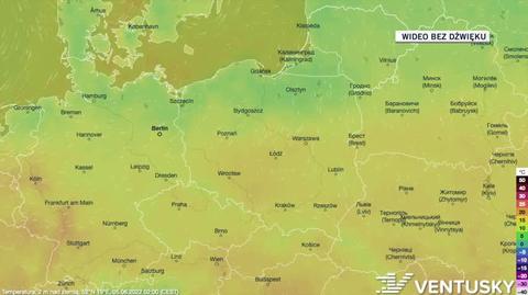 Prognoza temperatury na kolejne dni