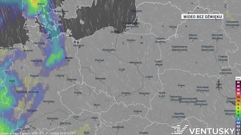 Prognoza temperatury w dniach 21-25.10