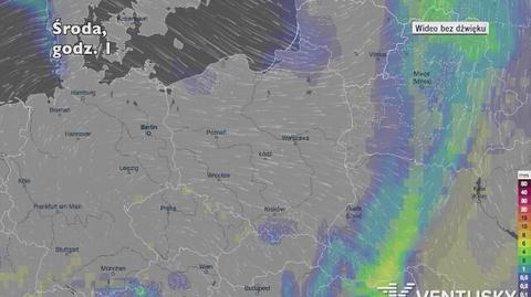 Prognozowane opady w najbliższych dniach