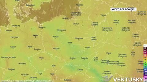 Prognozowana temperatura w najbliższych dniach