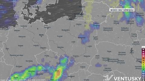 Prognoza opadów w dniach 05-09.07