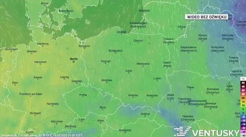 Prognozowana temperatura w kolejnych dniach