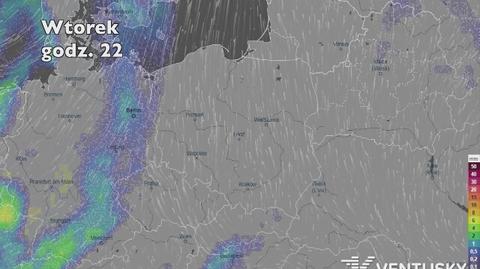 Prognozowane opady w najbliższych dniach (Ventusky.com) | wideo bez dźwięku