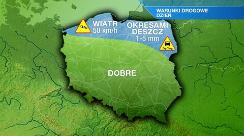 Warunki drogowe w niedzielę 17.07