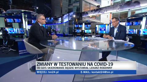 Dr Paweł Grzesiowski o zmianach w testowaniu na COVID-19