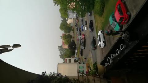 Piła, ulewa i burza