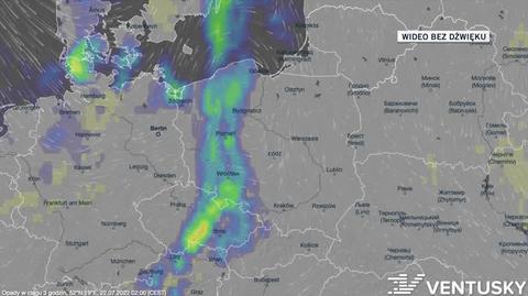 Prognoza opadów na kolejne dni