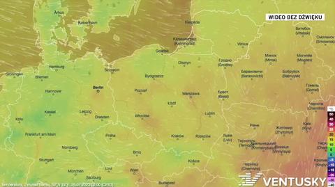 Prognoza temperatury na dni 26-30.07