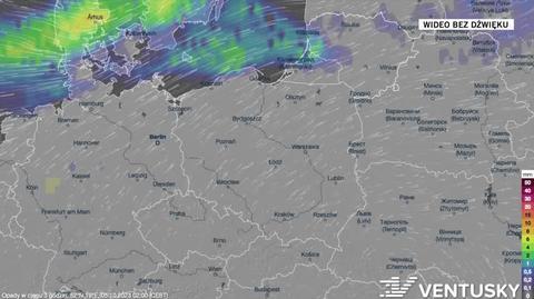 Prognozowane opady w najbliższych dniach