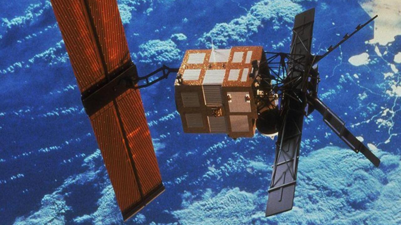 The ERS-2 satellite entered the Earth's atmosphere