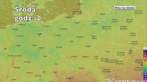 Temperatura w kolejnych dniach (Ventusky.com) | wideo bez dźwięku