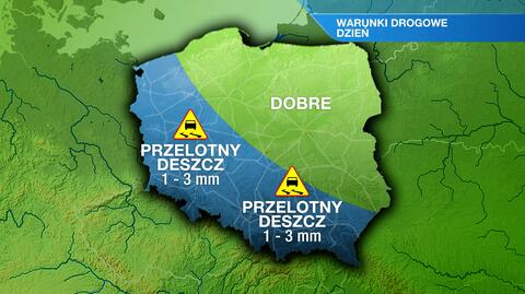 Warunki drogowe w sobotę 11.05