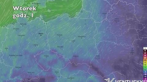 Prognozowana temperatury w najbliższych dniach (Ventusky.com) | wideo bez dźwięku