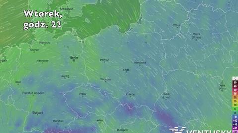 Temperatura w ciągu najbliższych pięciu dni (Ventusky.com) | wideo bez dźwięku