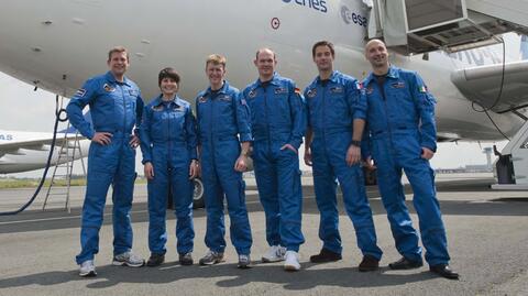 Timelapse z Międzynarodowej Stacji Kosmicznej, na którym widać astronautę Europejskiej Agencji Kosmiczej Thomasa Pesqueta podczas swojej drugiej misji.