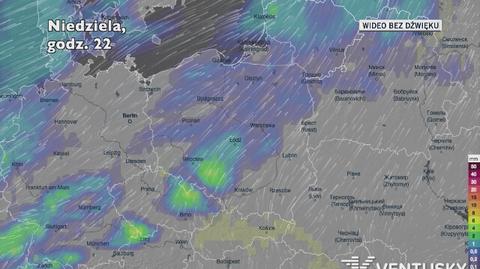 Prognozowane opady w najbliższych dniach