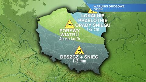 Warunki drogowe w sobotę 4.03