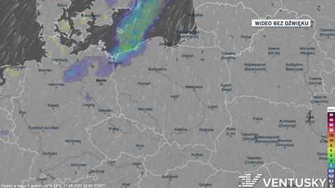 Prognozowane opady w dniach 11-15.05