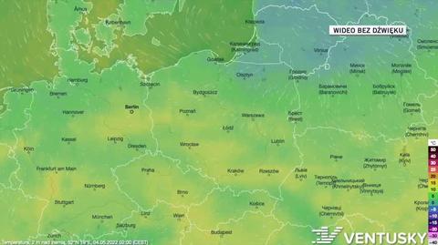 Prognoza temperatury na kolejne dni