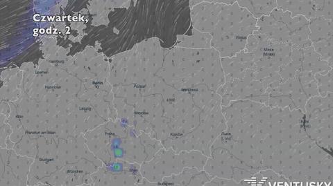 Opady deszczu w ciągu najbliższych pięciu dni (Ventusky.com) | wideo bez dźwięku