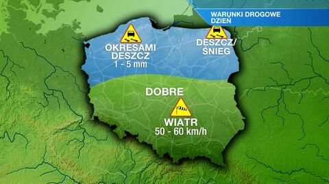 Warunki drogowe w środę 28.12