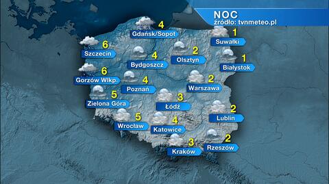 Pogoda na noc 28/29.12