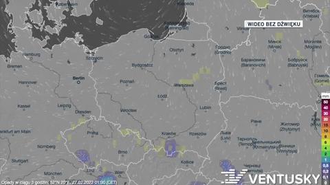 Prognozowane opady w najbliższych dniach 