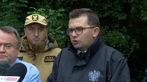 Wojewoda małopolski Łukasz Kmita o sytuacji hydrologicznej w regionie (wideo archiwalne)