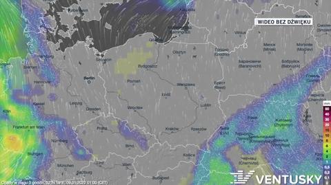 Prognozowane opady w dniach 09-13.01