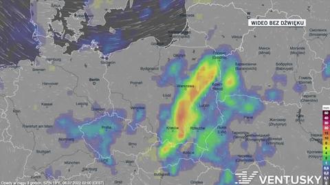 Prognoza opadów w dniach 06-10.07